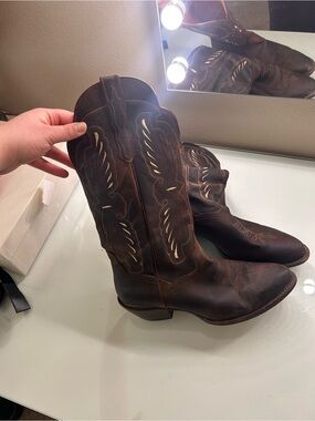 Dan post brown cowboy boots